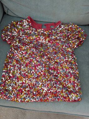 Girls Sequin Shirt size 7